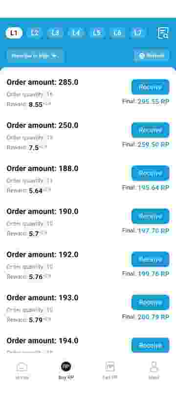 Winpay account dashboard screenshot